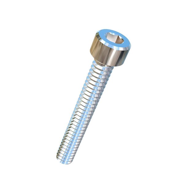 Allied Titanium #6-32 Socket Head Cap Screw, Plain Titanium, 1 in Length 0016960